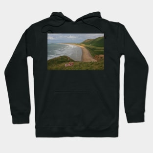 Gower Peninsula, Rhossili Bay Hoodie